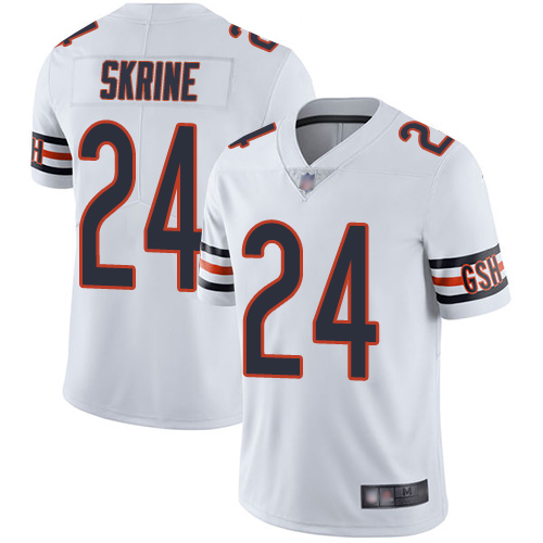 Chicago Bears Limited White Men Buster Skrine Road Jersey NFL Football #24 Vapor Untouchable->women nfl jersey->Women Jersey